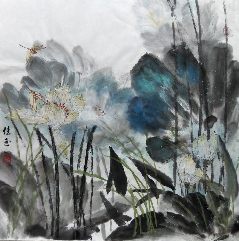 国画|人美画更美——美女画家王佳玉国画作品欣赏