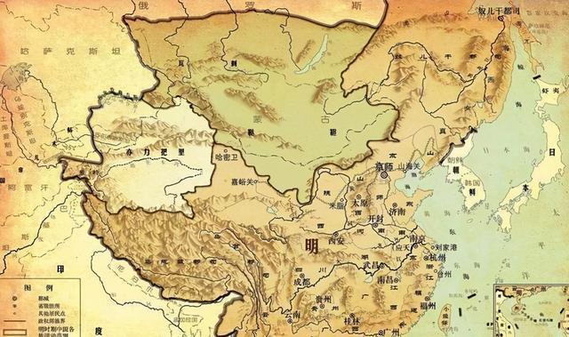 明朝的版图到底有多大 国土最大值在明初 明末疆域发生很大变化 腾讯新闻