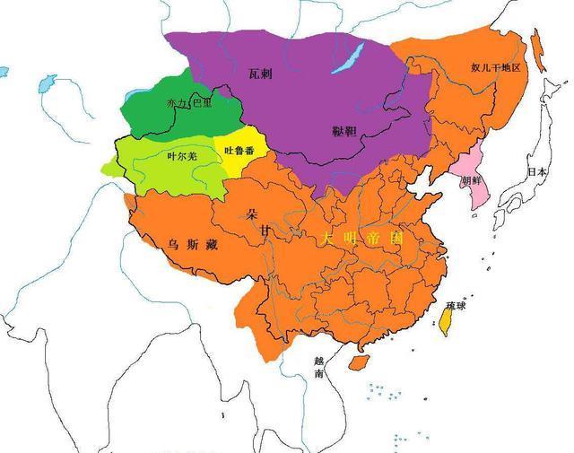 明朝的版图到底有多大 国土最大值在明初 明末疆域发生很大变化 腾讯新闻