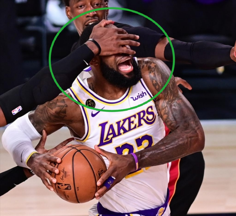 图二:詹姆斯被劈头盖脸