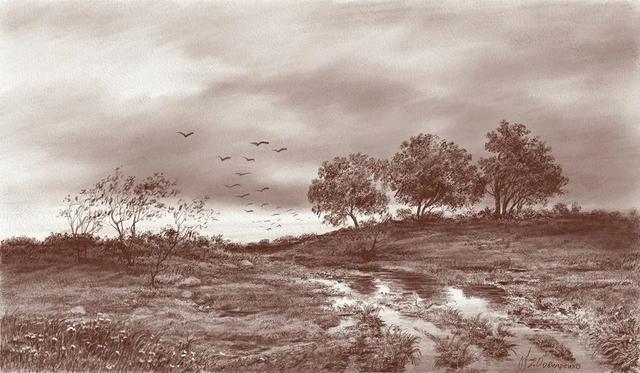 视觉中心|为什么树木总是这么难画？关键还是没有掌握疏密关系