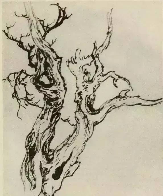 画法|缠枝、挺杆、屈节、钮裂、一棵树如何画？看了这篇你绝对能学会