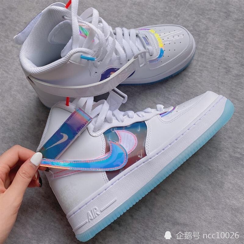 空軍一號(hào)AF1電競(jìng)炫彩PVC魔術(shù)貼！