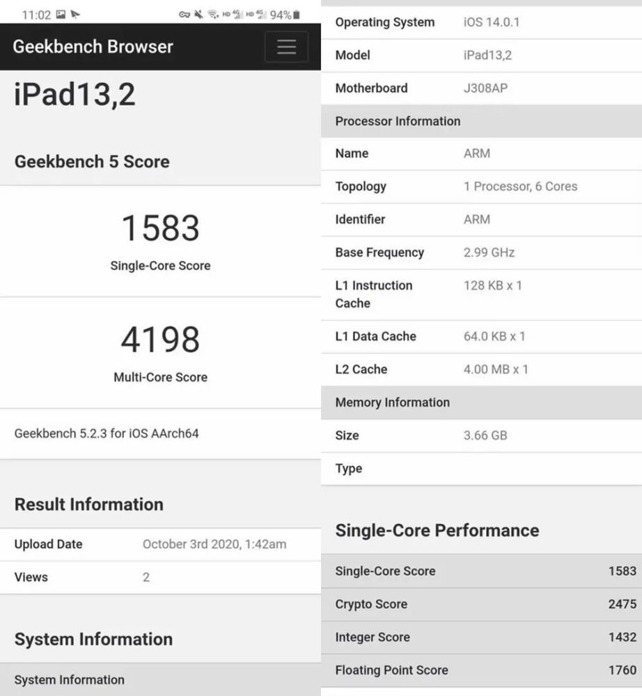 iphone12的处理器有多强苹果a14跑分成绩曝光cpu跑分压制骁龙875