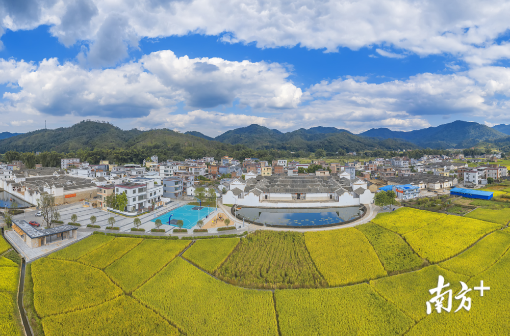 10月9日,深秋时节,河源康禾镇仙坑村的古村秋色,别有一番趣味.双瞳 摄