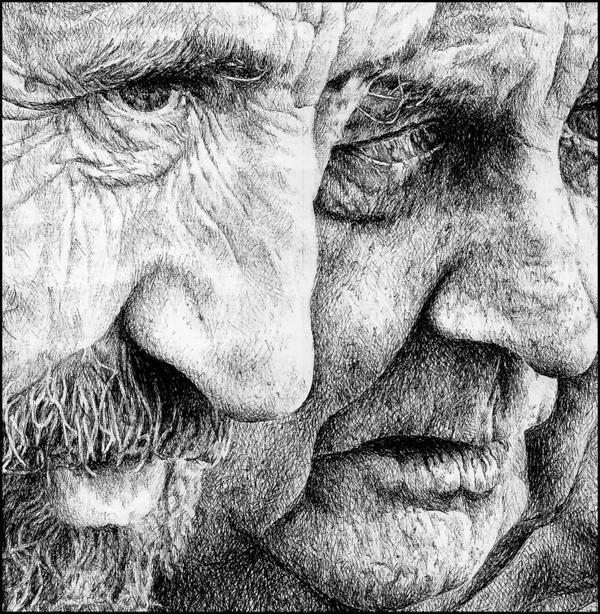 当摄影师迷上素描,每一根毛发都如此逼真细致!