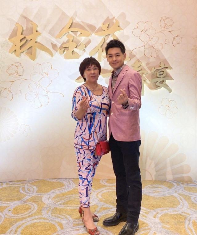 林志颖|林志颖为妈妈庆祝70岁大寿，宴请十几桌，祖孙三代齐聚其乐融融