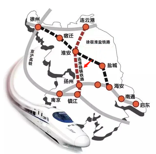 连淮扬镇高铁全线开通时间定了从高邮出发1个多小时到连云港