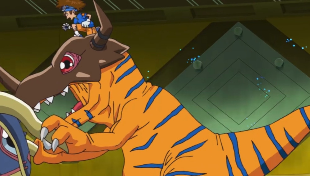 这一集他们对上了完全体的阀门兽以及成熟期的公牛兽,暴龙兽和加鲁鲁