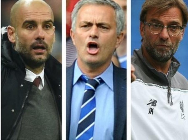 以球队名宿为代表的曼联主帅索尔斯克亚,莱斯特城主帅罗杰斯,切尔西