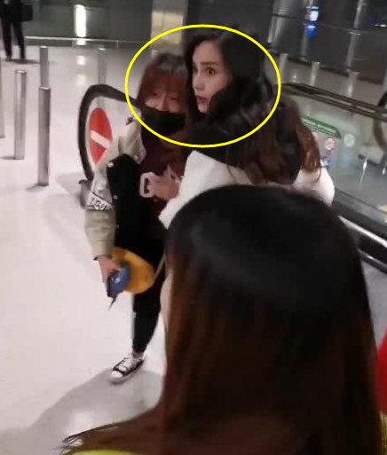 angelababy|baby亲眼目睹粉丝被打，谁注意到她脸上的表情？黄晓明果然没有娶错人！