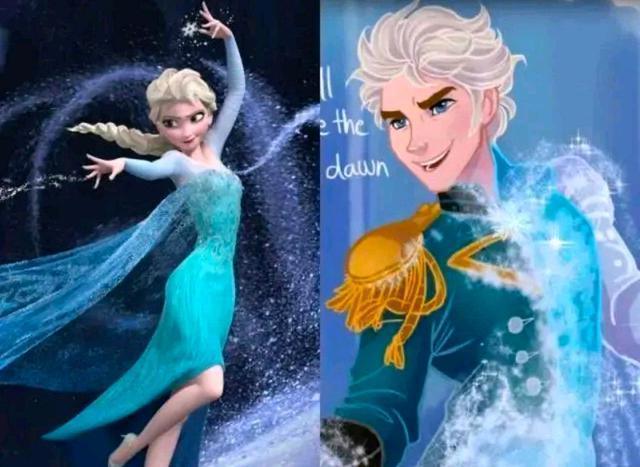 迪士尼公主变成男孩子,一个个都太帅了,哪还需要什么王子