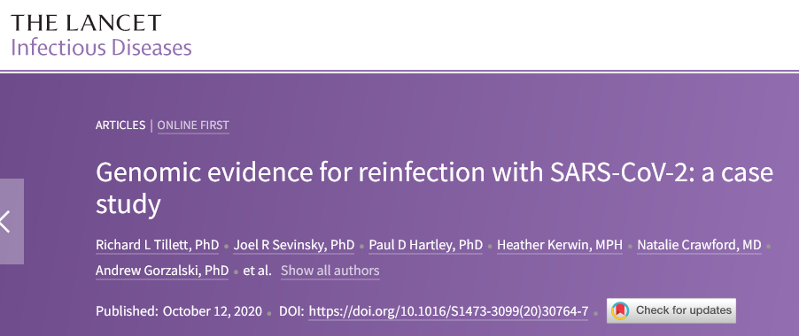 柳叶刀|特朗普宣称“免疫”，《柳叶刀》确认病毒变异会导致二次感染新冠