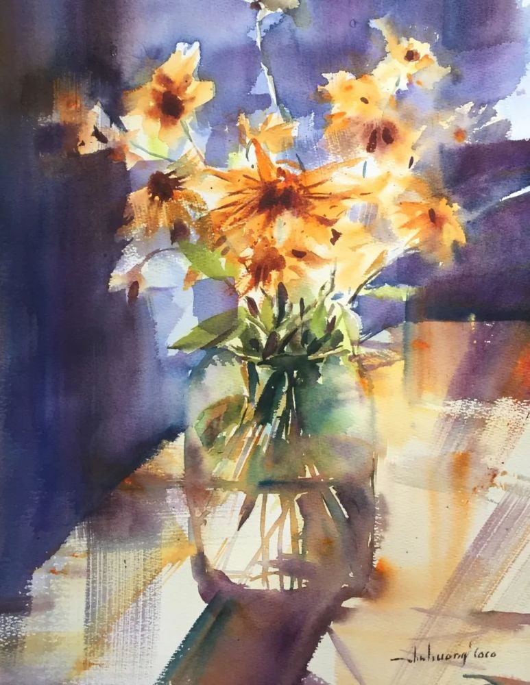 越南|【第七届水彩节特邀嘉宾】Thu Huong Nguyen艺术作品展