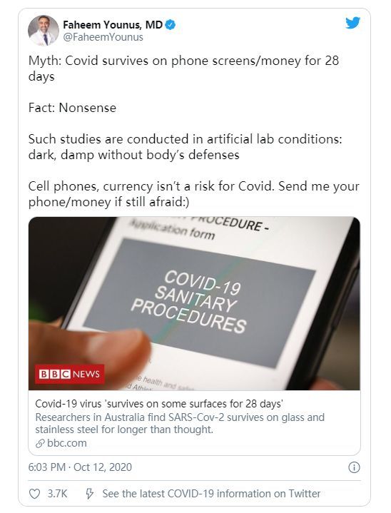 新冠病毒|研究称新冠病毒可以在纸币上存活28天 来看专家分析