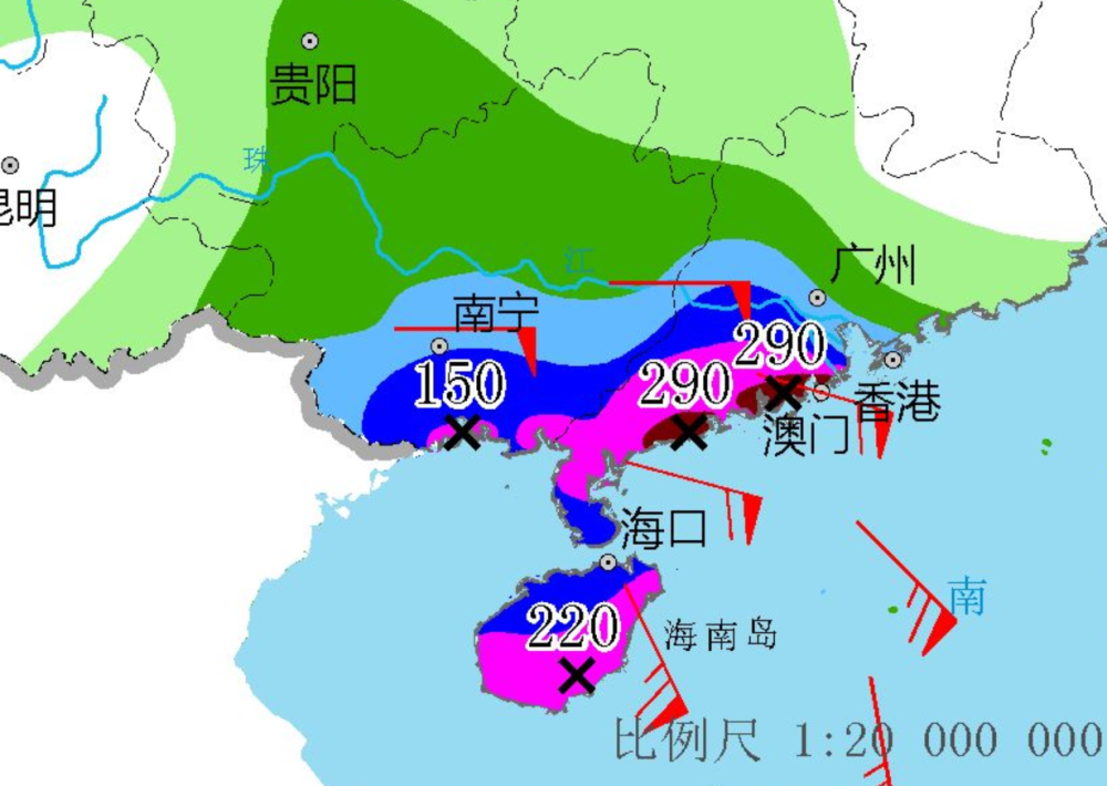 台风|特大暴雨来了！台风浪卡变身超级水货，香港发布史上最远8号波
