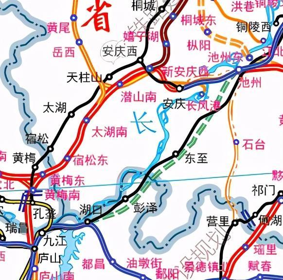 2020安徽最新版高铁规划图:新增十余条线路