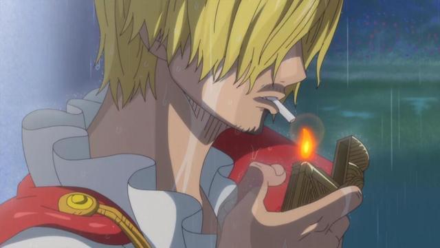 海贼王里的4种点烟方式玩花样的都走了山治的打火机是奢侈品