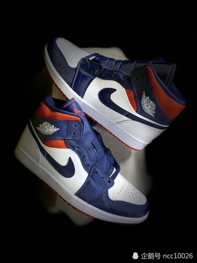 aj1美国海军蓝北卡蓝拼接