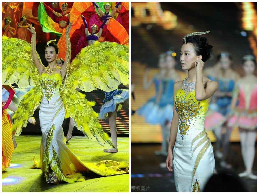 迪丽热巴|丑出新高度？新金鹰女神战袍像“一地鸡毛”，最美还是热巴赵丽颖