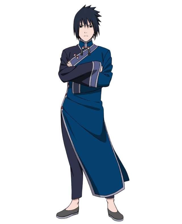 当火影忍者换上中国风佐助的腰抢镜鹿丸一身绿