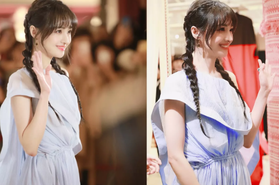 郑爽|郑爽“鼻子”整后颜值下滑？穿大露背逛商场被围观，未P生图五官太好看了！