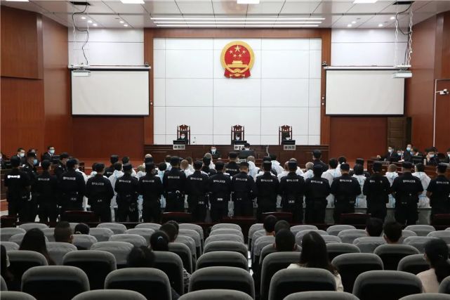蒙自法院公开开庭审理段某云等27人涉黑案件