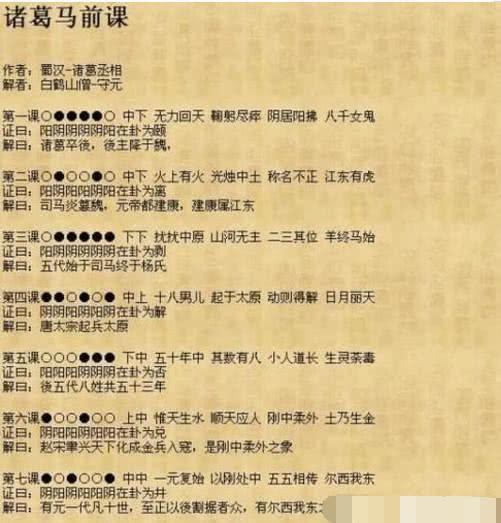 诸葛亮在《马前课》第四课中提到十八男儿,起于太原; 动则得解,日月丽