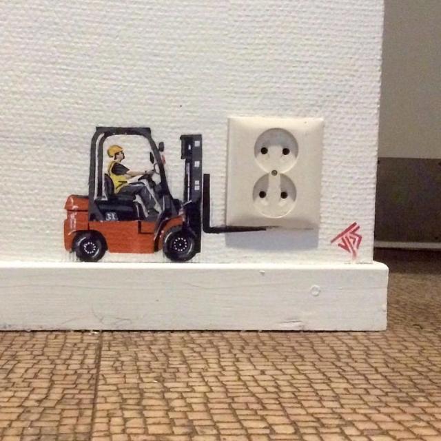 街头艺术|英国“流浪汉”的30张涂鸦照片，破砖烂瓦玩成这样，你考虑它们的感受了么