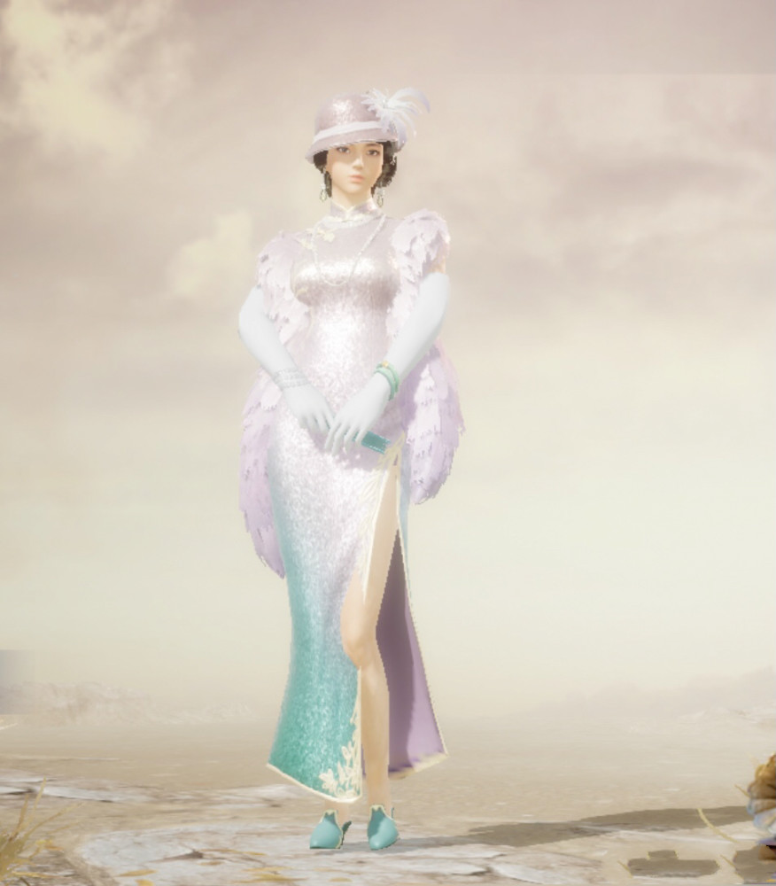 吃鸡玩家仓库里出现1个白色的m416升级枪金龙变得不香了