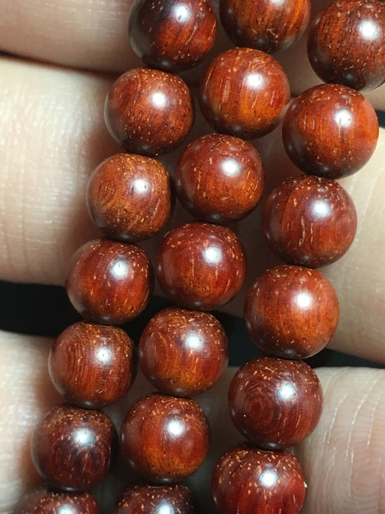 小叶紫檀|小叶紫檀108颗6mm手串