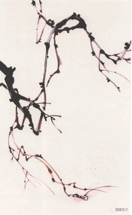 国画技法写意紫藤花画法