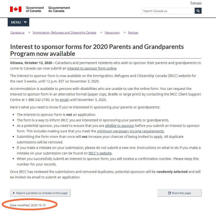 重磅消息:加拿大父母团聚移民申请正式重开!