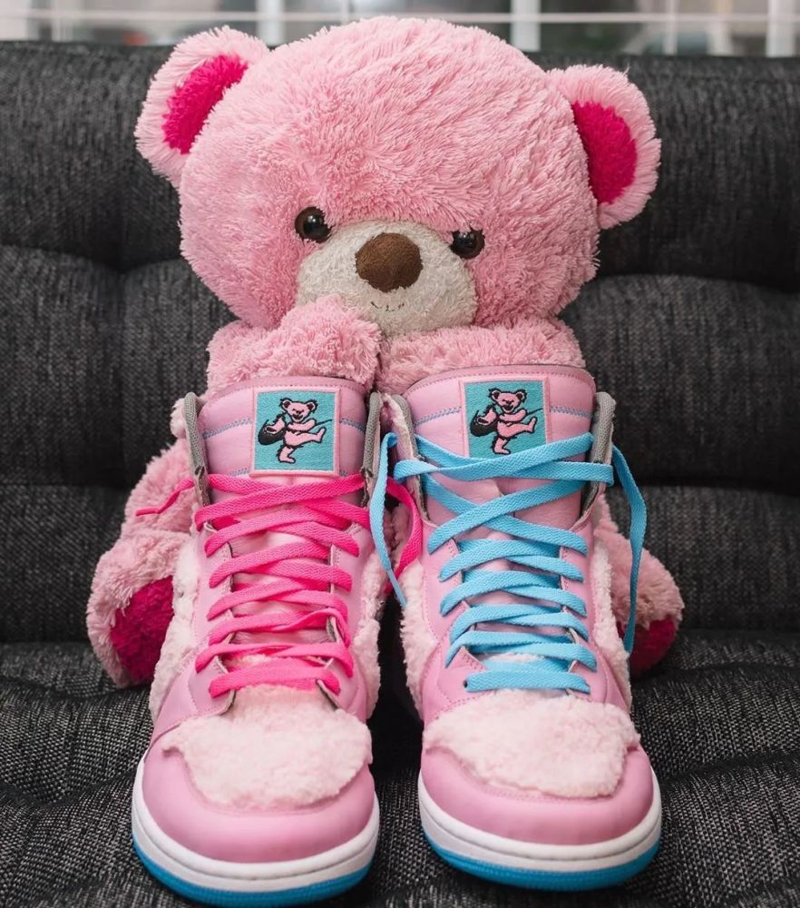 gratefuldead小熊联名粉色实物泄露又有新款要发售