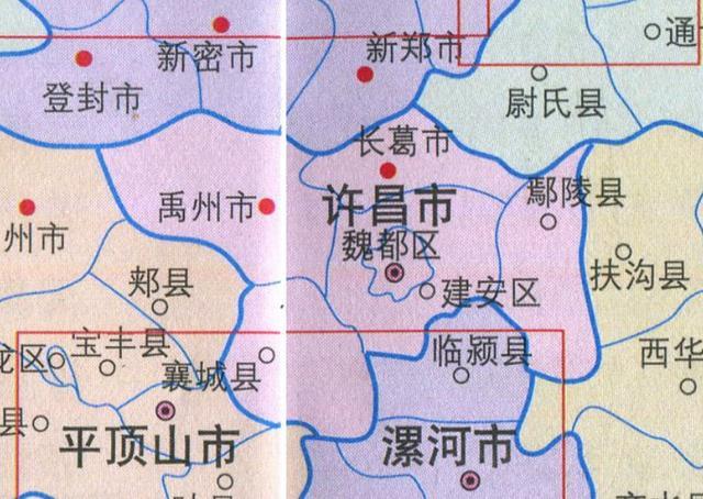 許昌6區縣人口一覽禹州市130萬魏都區52萬