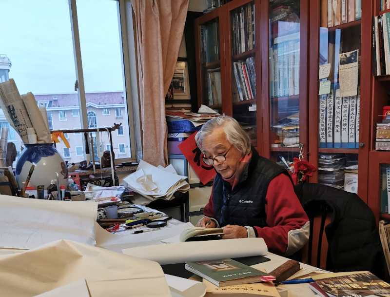 陆志文从徐家汇到枫丹白露他创新彩墨画呈现海派之源