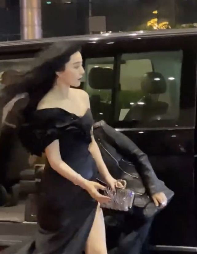 范冰冰|范冰冰压轴走红毯，遇刮风天气，秀发飞扬被赞绝美