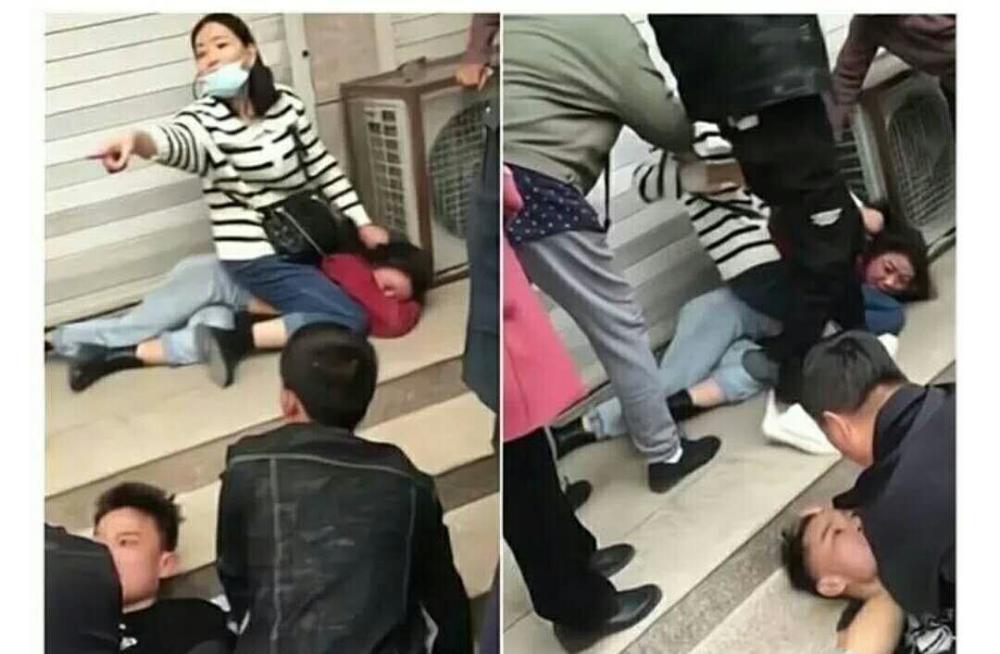 父亲当众暴打儿子儿子怒吼是我勾引的她