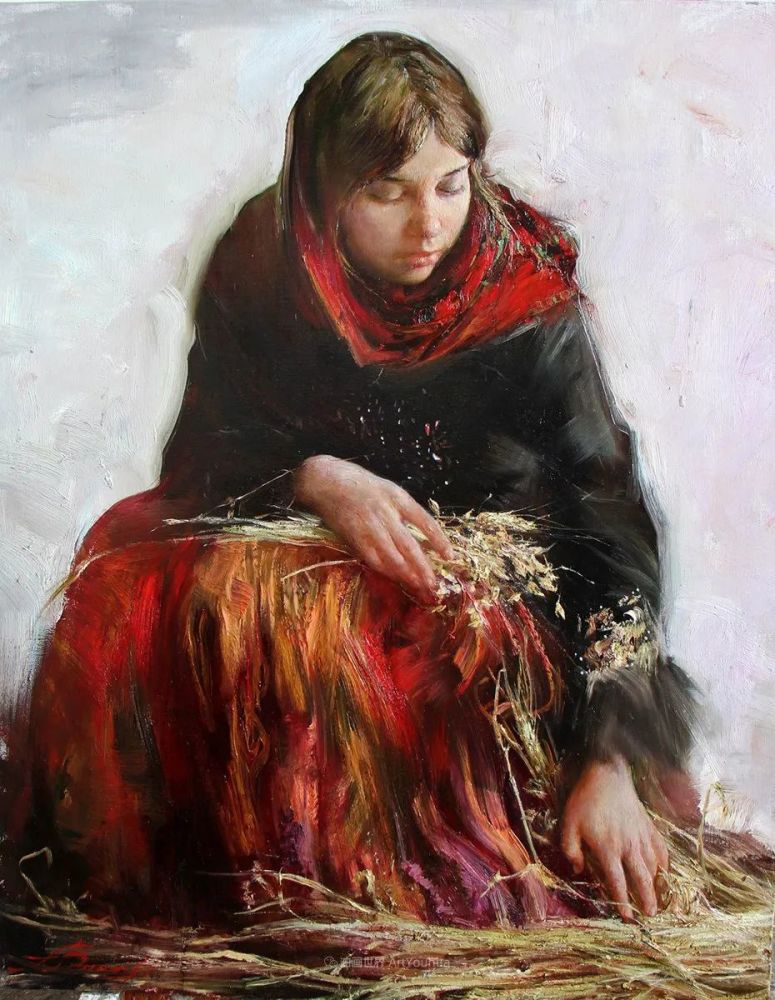 人物肖像,俄罗斯女画家安娜·维诺加拉多娃_腾讯新闻