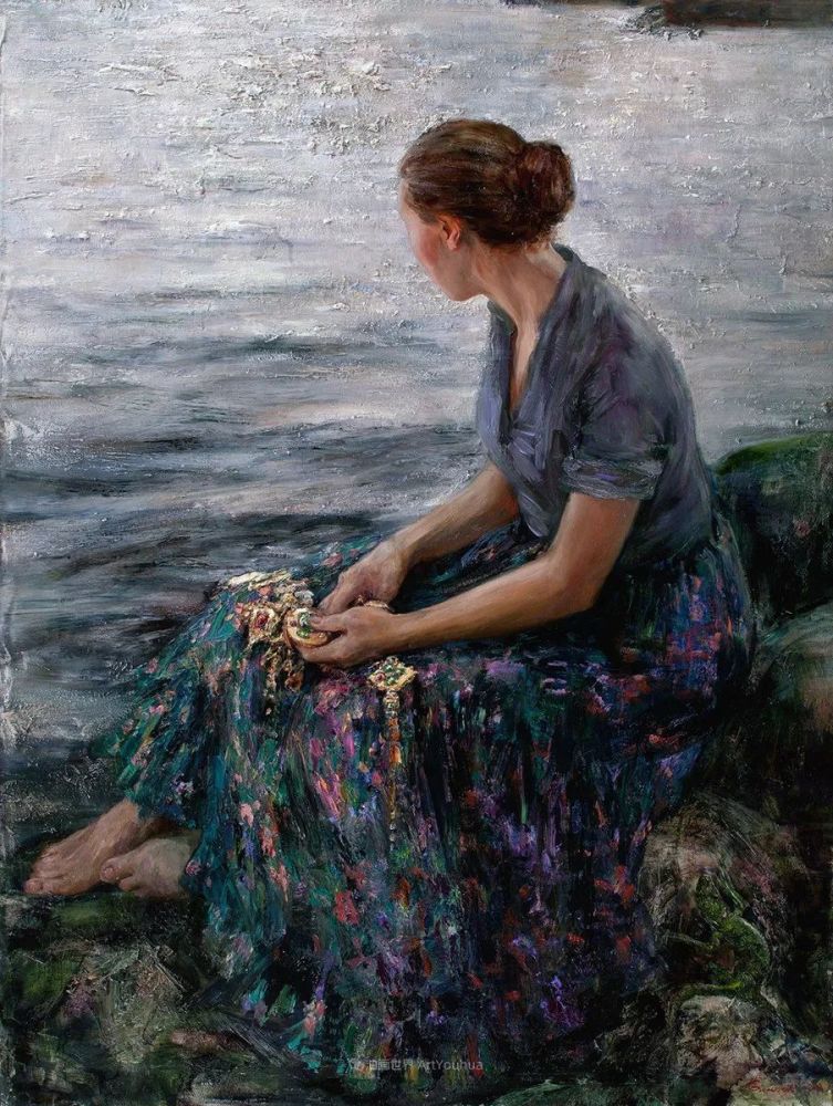 人物肖像,俄罗斯女画家安娜·维诺加拉多娃_腾讯新闻