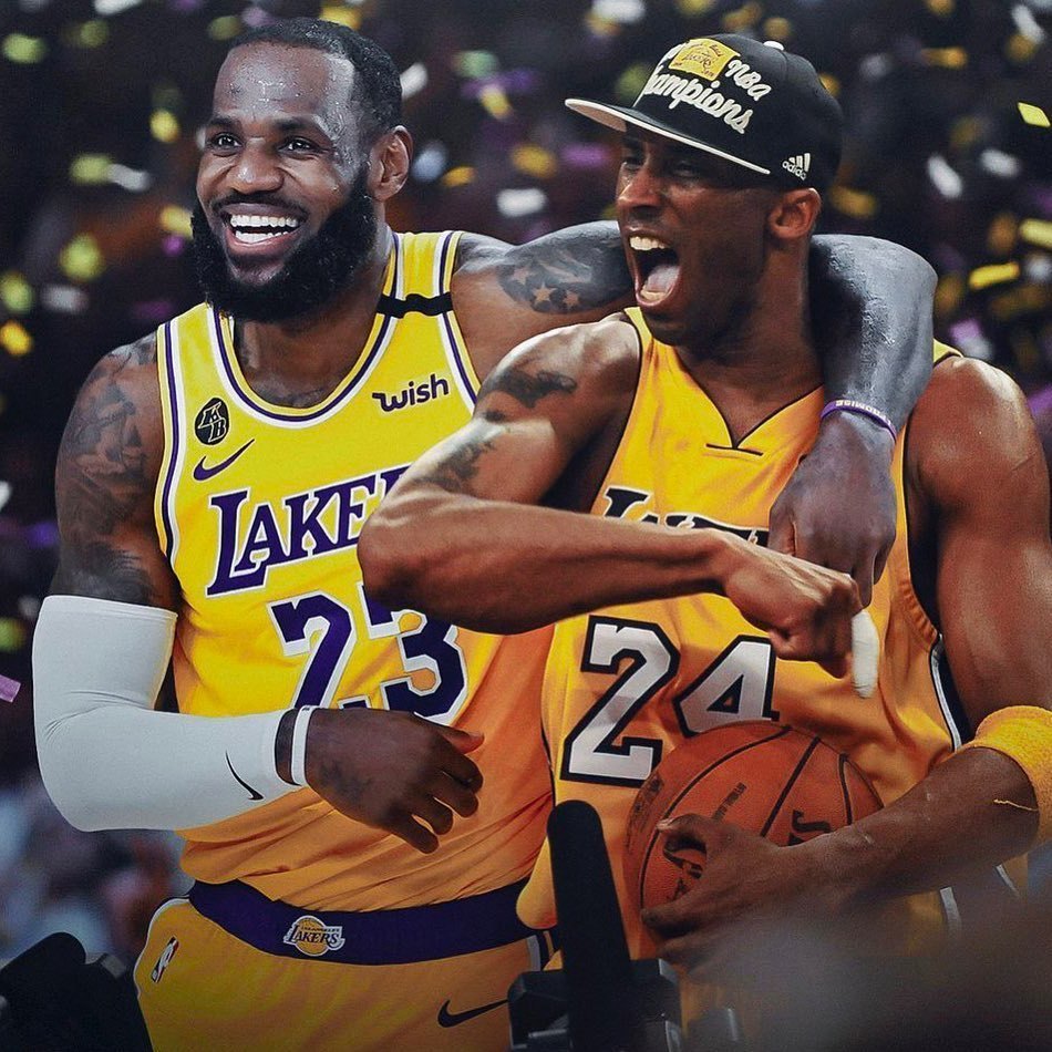 詹姆斯晒照致敬科比_百度粉丝网