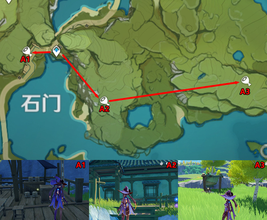 原神日常跑图攻略按图索骥半小时扫荡圣遗物狗粮