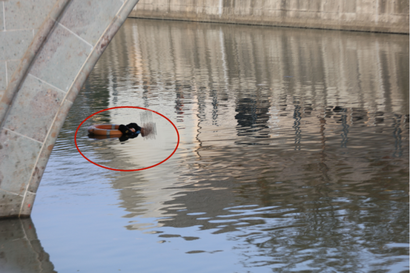 女子跳河以死相逼 竟是为让男友做手术