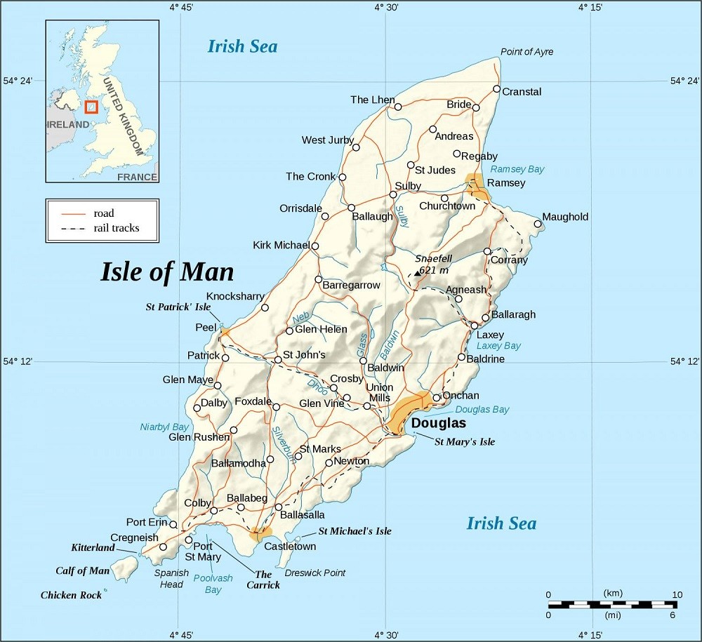 马恩岛位置图片