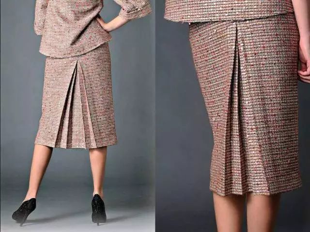 来源:服装造型研学(id:sz-college)平面制版 | 百褶(褶裥)裙制版款式