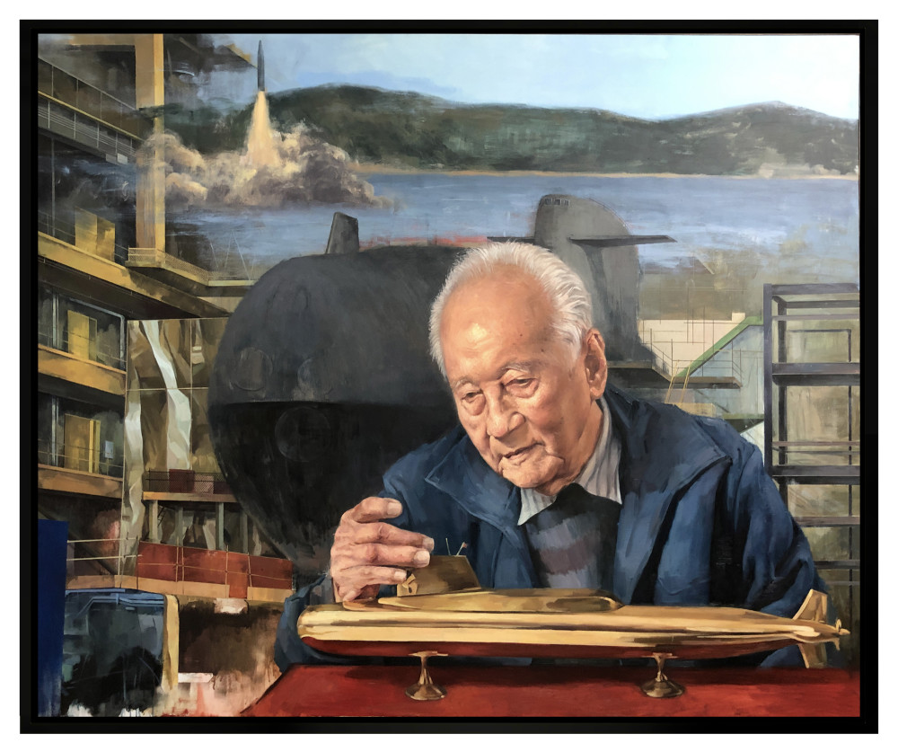 科普大赛绘画类获奖作品丨科技兴国黄旭华