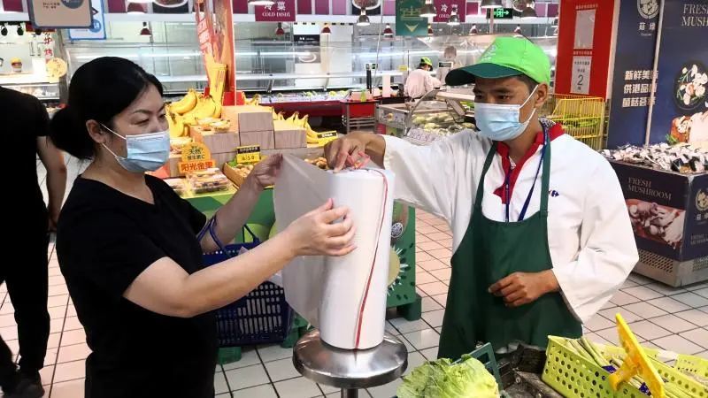 食品安全目的,用於盛裝散裝生鮮食品,熟食,麵食等商品的塑料預包裝袋