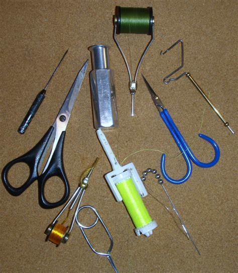 飞钓飞蝇钓绑钩工具,钓鱼中的高尔夫,fly tying tools