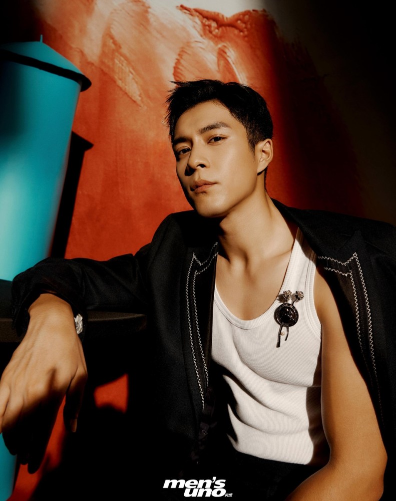 韩东君登杂志封面02油画质感大片荷尔蒙气息尽显