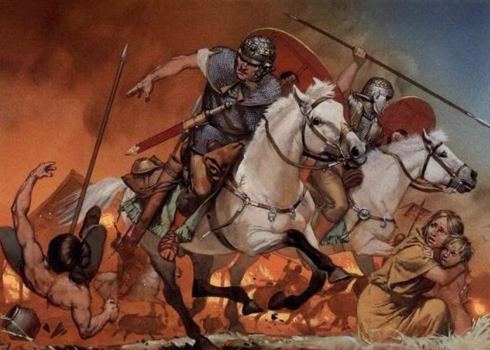 古代高卢人越来越强大的罗马逐渐有能力向凯尔特人发起进攻